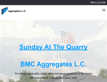 Tablet Screenshot of bmcaggregates.com